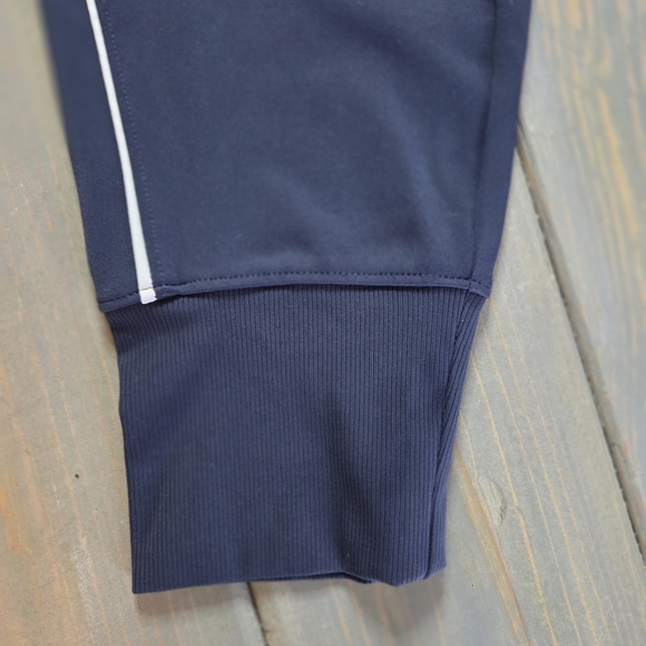 Athleta Navy Joggers XS Stripe Zip Pocket Athletic Pants - Picture 5 of 10